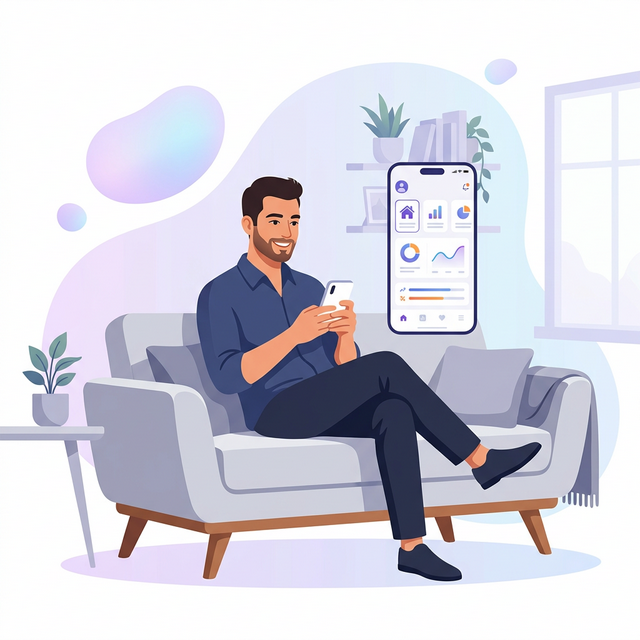 Ev Sahibi - Mülklerini telefondan yöneten ev sahibi